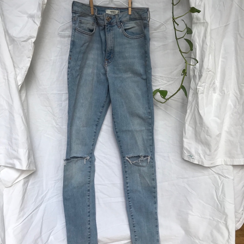 Forever21 high waisted skinny jeans